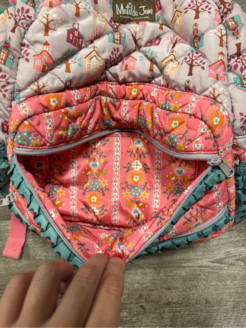 Matilda Jane Multi Color Backpack - Picture 9 of 11